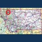 Columbia Falls, Montana Map