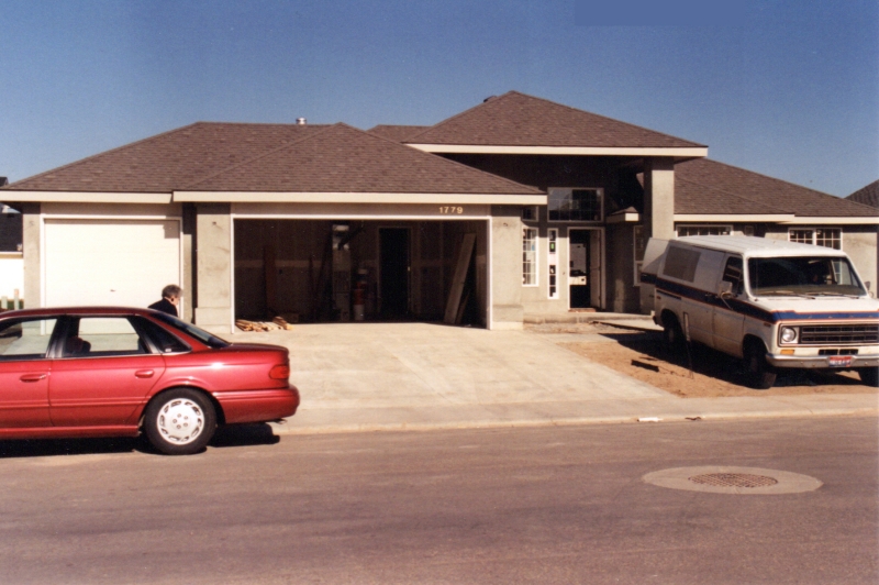 Tim's House In Eagle, ID - Under Construction 1994