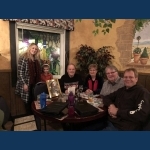 2017.12.23 - Mia's Pizza - Remembering Holly's Birthday - Juli, Jake, Andy, Lorna, Tim and Mike